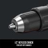 imageCRAFTSMAN V20 Cordless Hammer Drill Kit 12 inch 2 Batteries and Charger Included CMCD711C2Hammer Drill Kit Only