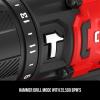 imageCRAFTSMAN V20 Cordless Hammer Drill Kit 12 inch 2 Batteries and Charger Included CMCD711C2Hammer Drill Kit Only