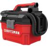 imageCRAFTSMAN V20 Cordless Vacuum Cleaner Shop Vac WetDry 2 Gallon 7ft Hose Bare Tool Only CMCV002BWetDry Vac Tool Only