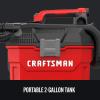 imageCRAFTSMAN V20 Cordless Vacuum Cleaner Shop Vac WetDry 2 Gallon 7ft Hose Bare Tool Only CMCV002BWetDry Vac Tool Only