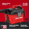 imageCRAFTSMAN V20 Cordless Vacuum Cleaner Shop Vac WetDry 2 Gallon 7ft Hose Bare Tool Only CMCV002BWetDry Vac Tool Only