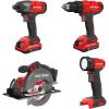 imageCRAFTSMAN V20 MAX Power Tool Combo Kit 4Tool Cordless Power Tool Set CMCK401D2AM4 Tool Combo Kit