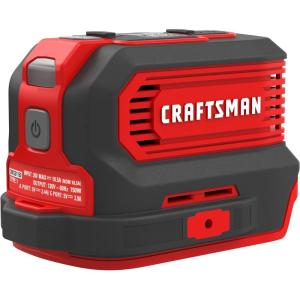 imageCRAFTSMAN V20 Charger Power Inverter Charging Ports for TypeC TypeA and AC 150 Watts Bare Tool Only CMCB1150B
