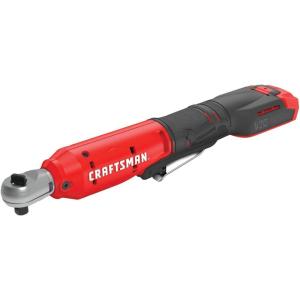imageCRAFTSMAN V20 Cordless Ratchet Wrench 38 inch Drive 300 RPM up to 35 ftlbs of Torque Bare Tool Only CMCF930B