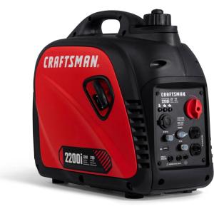 imageCraftsman C0010250 2500Watt Gas Portable Generator  Reliable Power for Outdoor Activities  Quiet Operation  Lightweight and Compact Design  Powered by Generac  50 StateCARB CompliantCraftsman 2200i Inverter 50 StCSA