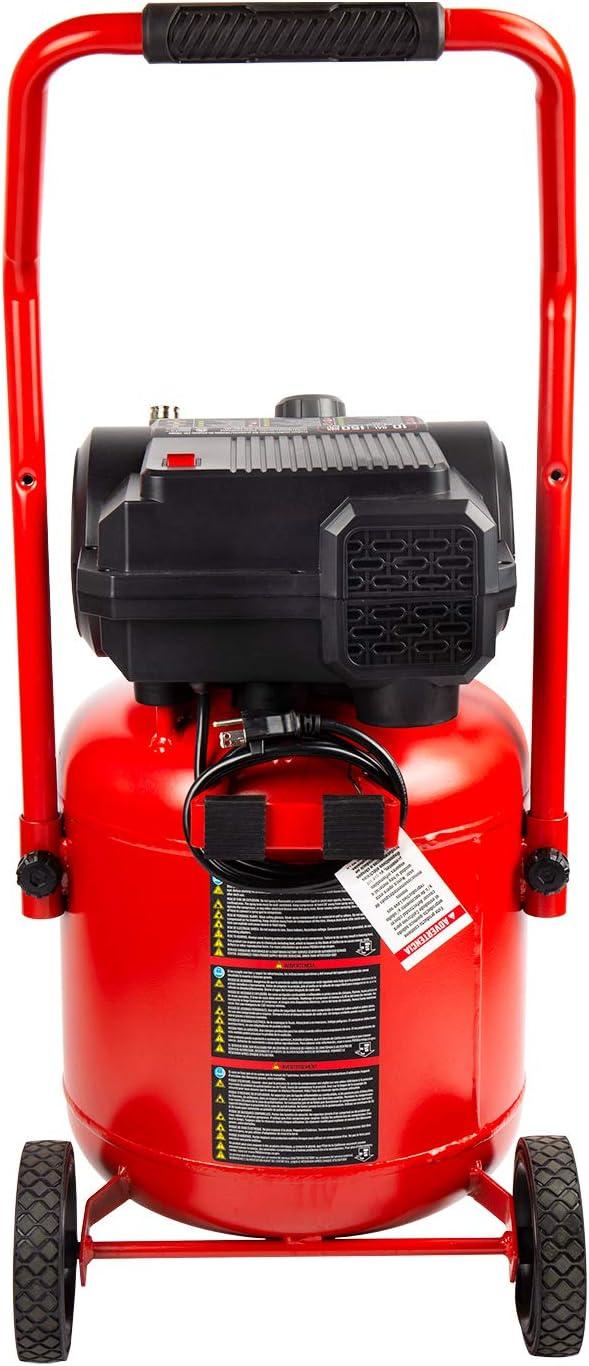 imageCraftsman Air Compressor 10 Gallon Peak 18 Horsepower Oilfree Compressor Max 150 PSI Vertical Compressor Air Tools Model CMXECXA0331042Vertical Type
