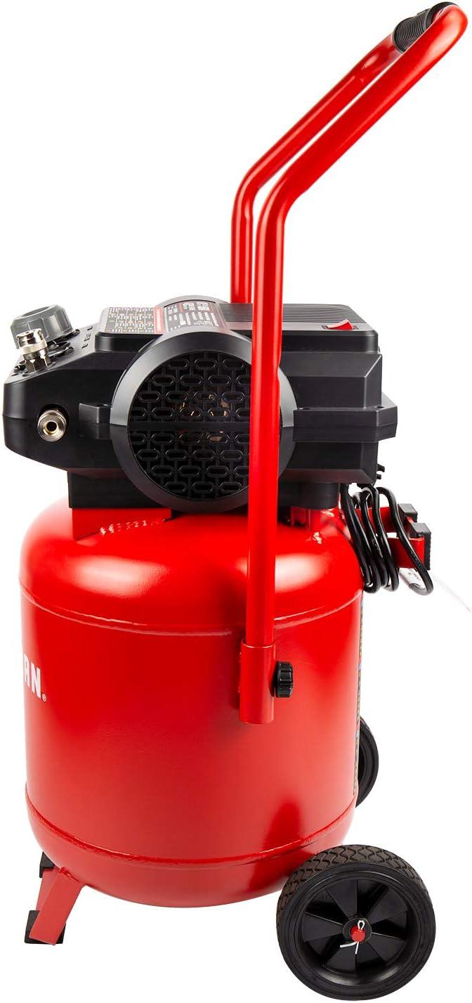 imageCraftsman Air Compressor 10 Gallon Peak 18 Horsepower Oilfree Compressor Max 150 PSI Vertical Compressor Air Tools Model CMXECXA0331042Vertical Type