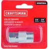 imageCRAFTSMAN 14in Steel NPT Female Coupler for Air Hose Fittings Quick Connector Coupler Industrial Interchange
