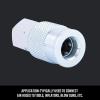 imageCRAFTSMAN 14in Steel NPT Female Coupler for Air Hose Fittings Quick Connector Coupler Industrial Interchange