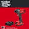 imageCRAFTSMAN 20V MAX Impact Driver Kit 14 Inch 2800 RPM LED Work light Battery and Charger Included CMCF800C11Battery Kit
