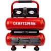 imageCRAFTSMAN Air Compressor Portable Air Tool Twin Tank 2Gallon 13 HP OilFree Max 125 PSI Pressure Model CMXECXA0220242 Red