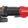 imageCRAFTSMAN Angle Grinder Small 412Inch 75Amp Corded CMEG200412 Grinder