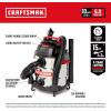 imageCRAFTSMAN CMXEVBE17155 10 Gallon 60 Peak HP Stainless Steel Wet Dry Vac Portable Shop Vacuum Wet and Dry with Filter Hose and Attachments for Home and Garage Use10 Gallon 60 Peak HP