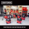imageCRAFTSMAN CMXEVBE17925 5 Gallon 50 Peak HP Wet Dry Vac Portable and WallMountable Shop Vacuum with Filter 2 Hoses and Attachments for Garage and Automotive Cleaning5 Gallon 50 Peak HP