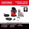 imageCRAFTSMAN CMXEVBE17925 5 Gallon 50 Peak HP Wet Dry Vac Portable and WallMountable Shop Vacuum with Filter 2 Hoses and Attachments for Garage and Automotive Cleaning5 Gallon 50 Peak HP