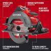 imageCRAFTSMAN Circular Saw 714 inch 15 Amp Corded CMES510Circular Saw