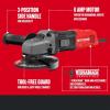 imageCRAFTSMAN Small Angle Grinder Tool 412 inch 6 Amp 12000 RPM Corded CMEG100