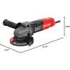 imageCRAFTSMAN Small Angle Grinder Tool 412 inch 6 Amp 12000 RPM Corded CMEG100