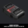 imageCRAFTSMAN V20 Battery Charger LED Charging Indicator Compatible with all CRAFTSMAN V20 Power Tool and Outdoor Tool Batteries CMCB104Dual Port Charger
