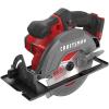 imageCRAFTSMAN V20 Cordless Circular Saw 612 inch Bare Tool Only CMCS500BCircular Saw Only