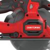imageCRAFTSMAN V20 Cordless Circular Saw Kit 612 inch Battery and Charger Included CMCS500M1Circular Saw Kit Only