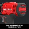 imageCRAFTSMAN V20 Cordless DrillDriver Kit 12 inch Battery and Charger Included CMCD700C1Drill Kit
