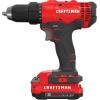 imageCRAFTSMAN V20 Cordless DrillDriver Kit 12 inch Battery and Charger Included CMCD701C2DrillDriver Kit Only