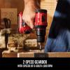 imageCRAFTSMAN V20 Cordless DrillDriver Kit 12 inch Battery and Charger Included CMCD710C1