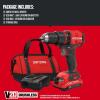 imageCRAFTSMAN V20 Cordless DrillDriver Kit 12 inch Battery and Charger Included CMCD710C1