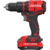 imageCRAFTSMAN V20 Cordless DrillDriver Kit 12 inch Battery and Charger Included CMCD710C2