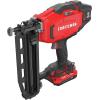 imageCRAFTSMAN V20 Cordless Finish Nailer Kit Nail Gun 16GA 212 Nails Battery and Charger Included CMCN616C1Nailer Kit Only