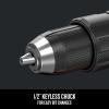 imageCRAFTSMAN V20 Cordless Hammer Drill 12 inch Battery ampamp Charger Included CMCD711D1