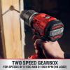 imageCRAFTSMAN V20 Cordless Hammer Drill Kit 12 inch 2 Batteries and Charger Included CMCD732D2