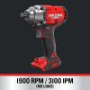 imageCRAFTSMAN V20 Cordless Impact Wrench 12 inch Bare Tool Only CMCF921B
