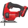 imageCRAFTSMAN V20 Cordless Jig Saw Kit 3 Orbital Settings Up to 2500 SPM Battery and Charger Included CMCS600D1Jig Saw Kit