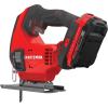 imageCRAFTSMAN V20 Cordless Jig Saw Kit 3 Orbital Settings Up to 2500 SPM Battery and Charger Included CMCS600D1Jig Saw Kit