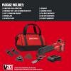imageCRAFTSMAN V20 Cordless MultiTool Oscillating Tool Kit 16 Piece Kit with Blades Sand Paper Battery and Charger Included CMCE500D1