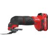imageCRAFTSMAN V20 Cordless MultiTool Oscillating Tool Kit 16 Piece Kit with Blades Sand Paper Battery and Charger Included CMCE500D1