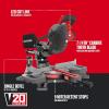 imageCRAFTSMAN V20 Cordless Sliding Miter Saw 714 inch Single Bevel Battery and Charger Included CMCS714M1Miter Saw Kit
