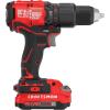 imageCRAFTSMAN V20 Hammer Drill 12 Inch Ratcheting Chuck 2 Batteries and Charger Included CMCD731D2