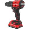 imageCRAFTSMAN V20 Hammer Drill 12 Inch Ratcheting Chuck 2 Batteries and Charger Included CMCD731D2