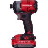 imageCRAFTSMAN V20 Max Impact Driver Cordless Variable Speed Trigger 28003500 RPM CMCF810C2