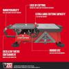 imageCRAFTSMAN V20 Tile Cutter Wet Tile Saw Compact Sliding Cart 7 inch Cordless Battery and Charger CMCS4000M1