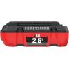 imageCRAFTSMAN V60 Battery 25 Ah Lithium Ion CMCB6025