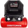 imageCraftsman Air Compressor 15 Gallon 34 HP Max 135 PSI Pressure 15 CFM90psi and 22 CFM40psi Stainless Steel Portable Oil Free Maintenance Free Compressor CMXECXA0200141A