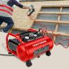 imageCraftsman Air Compressor 3 Gallon 15 HP Max 155 Psi Pressure OilFree Portable Red CMXECXA0200341Air Compressor