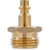 imageCraftsman Air Compressor 6 Gallon Pancake OilFree CMEC6150K and Camco Blow Out Plug With Brass Quick Connect 36143w Blow Out Plug