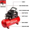 imageCraftsman Air Tools 2 Gallon Portable Air Compressor 13 HP OilFree Max 125 PSI Pressure Hot Dog Model CMXECXA0200243hot dog