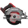 imageCRAFTSMAN V20 Cordless Circular Saw 714 inch Bare Tool Only CMCS550BBrushless Circular Saw Tool Only