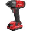 imageCRAFTSMAN V20 Cordless Impact Driver Kit 14 inch 2 Batteries and Charger Included CMCF800C2Impact Driver Kit Only
